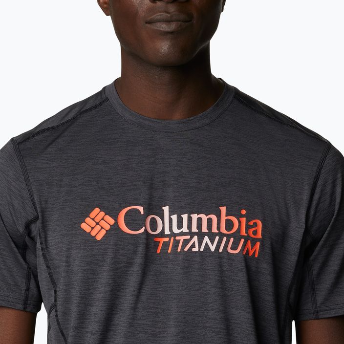 Columbia Titan Pass Graphic Tee vyriški trekingo marškinėliai black 1991471 4