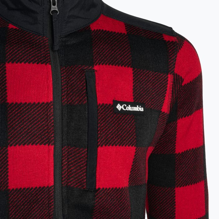 Vyriškas žygio džemperis Columbia Sweater Weather II Printed mountain red check print 7
