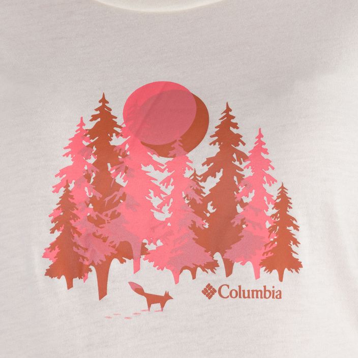 Moteriški trekingo marškinėliai Columbia Daisy Days Graphic beige 1934592 4
