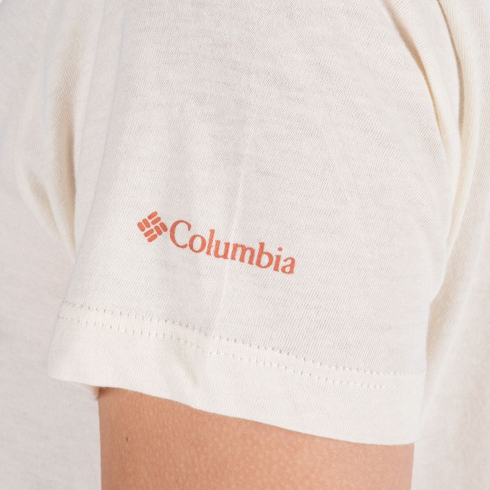 Moteriški trekingo marškinėliai Columbia Daisy Days Graphic beige 1934592 5