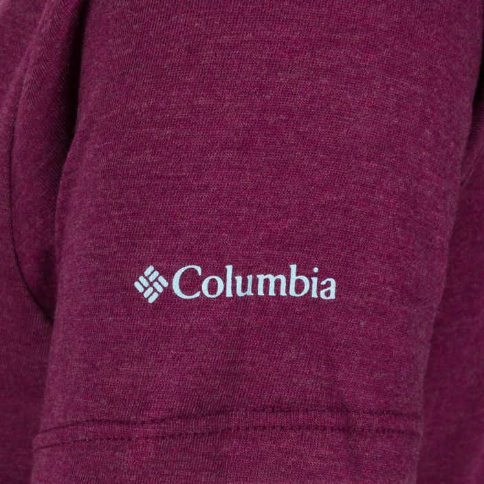 Columbia Daisy Days Graphic moteriški trekingo marškinėliai raudoni 1934592 10
