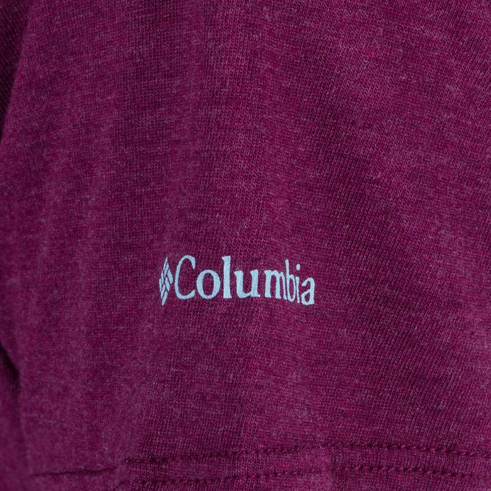 Columbia Daisy Days Graphic moteriški trekingo marškinėliai raudoni 1934592 4