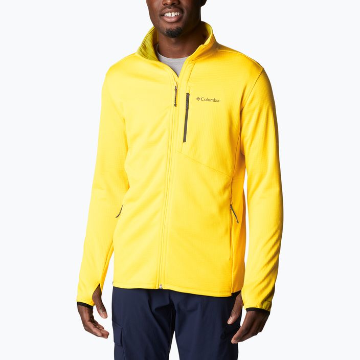 Columbia Park View vyriškas sportinis džemperis geltonos spalvos 1952222