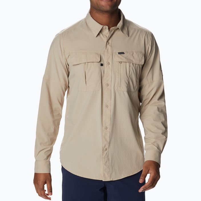 Columbia Newton Ridge II LS vyriški marškiniai beige 2012971