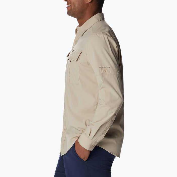 Columbia Newton Ridge II LS vyriški marškiniai beige 2012971 4