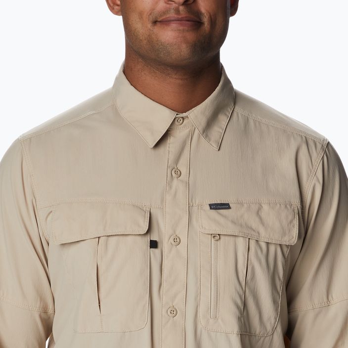 Columbia Newton Ridge II LS vyriški marškiniai beige 2012971 5