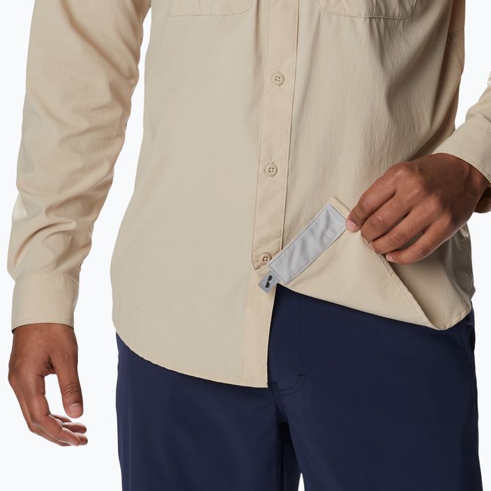 Columbia Newton Ridge II LS vyriški marškiniai beige 2012971 7