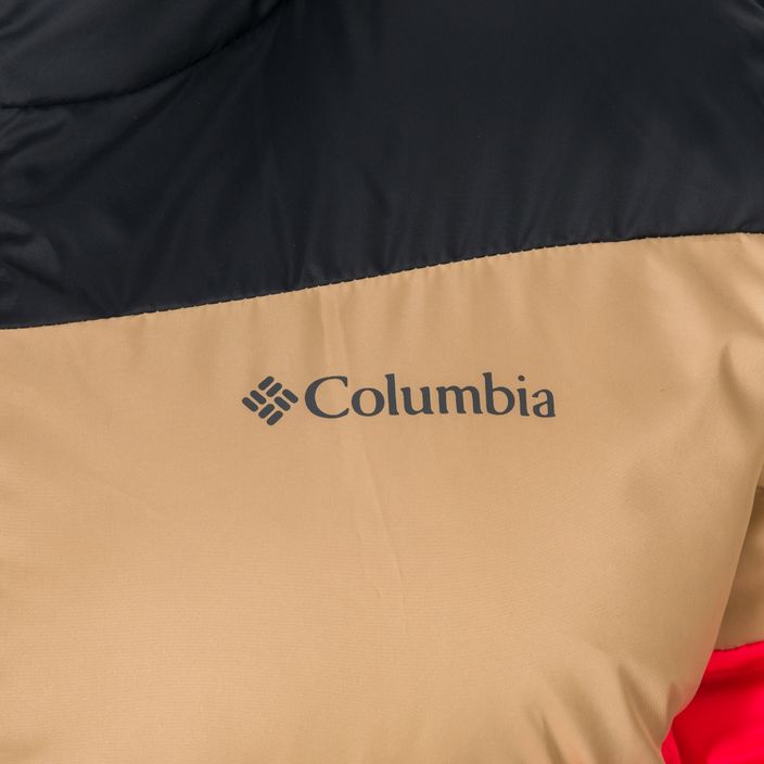 Columbia Puffect Color Blocked moteriška pūkinė striukė raudona 1955101 8