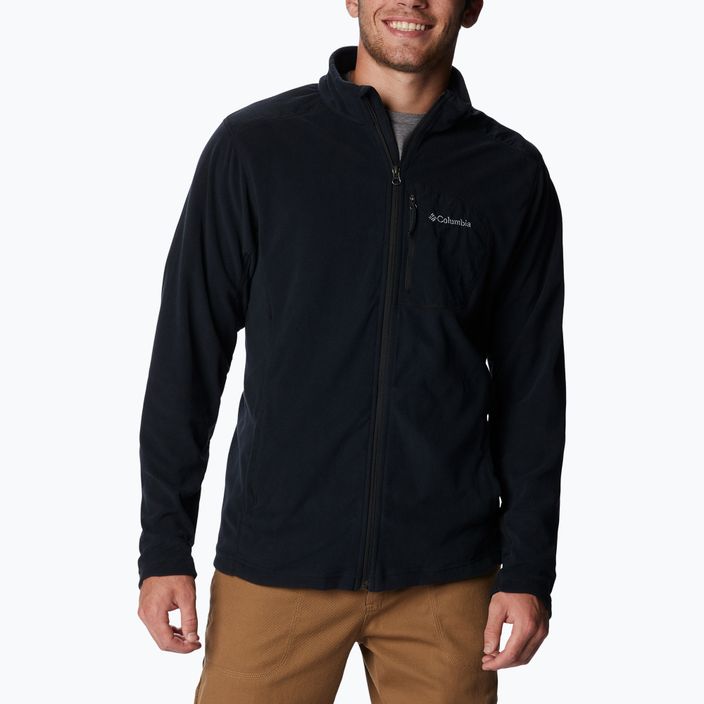 Columbia vyriški Klamath Range Full Zip trekkinginiai džemperiai juodi 2013604 3