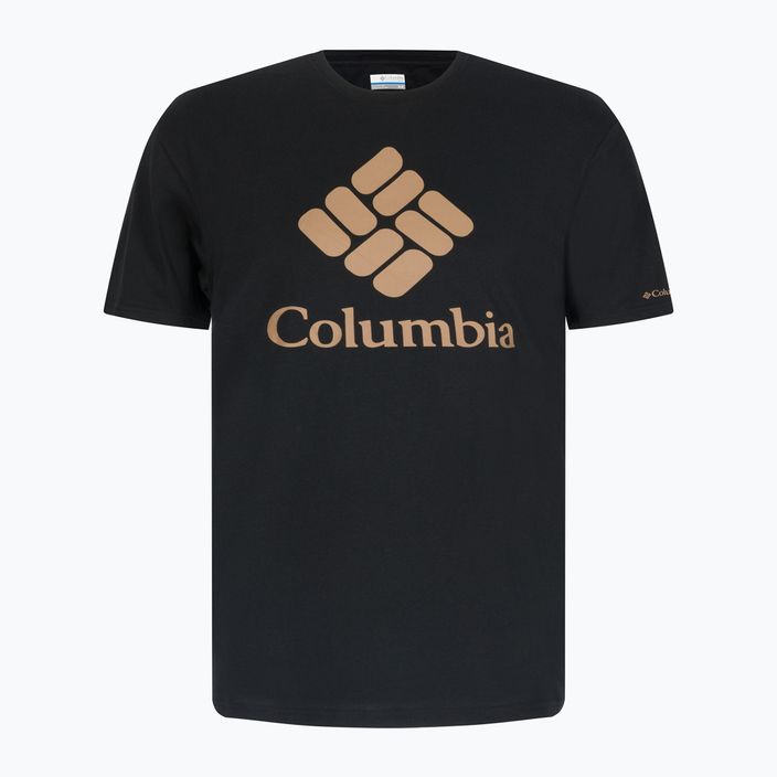 Columbia CSC Basic Logo vyriški trekingo marškinėliai juodi 6