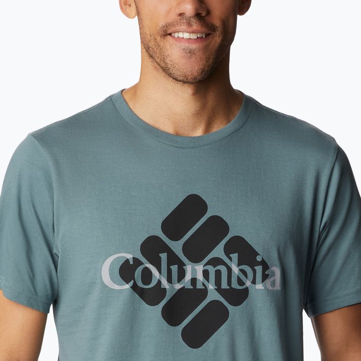 Columbia CSC Seasonal Logo pilki vyriški trekingo marškinėliai 1991031 5