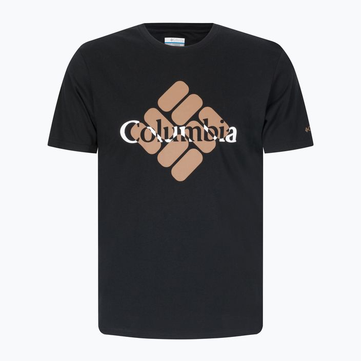 Columbia CSC Seasonal Logo vyriški trekingo marškinėliai juodi 1991031 6