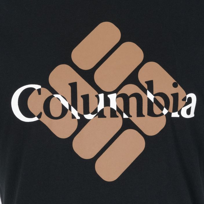 Columbia CSC Seasonal Logo vyriški trekingo marškinėliai juodi 1991031 8