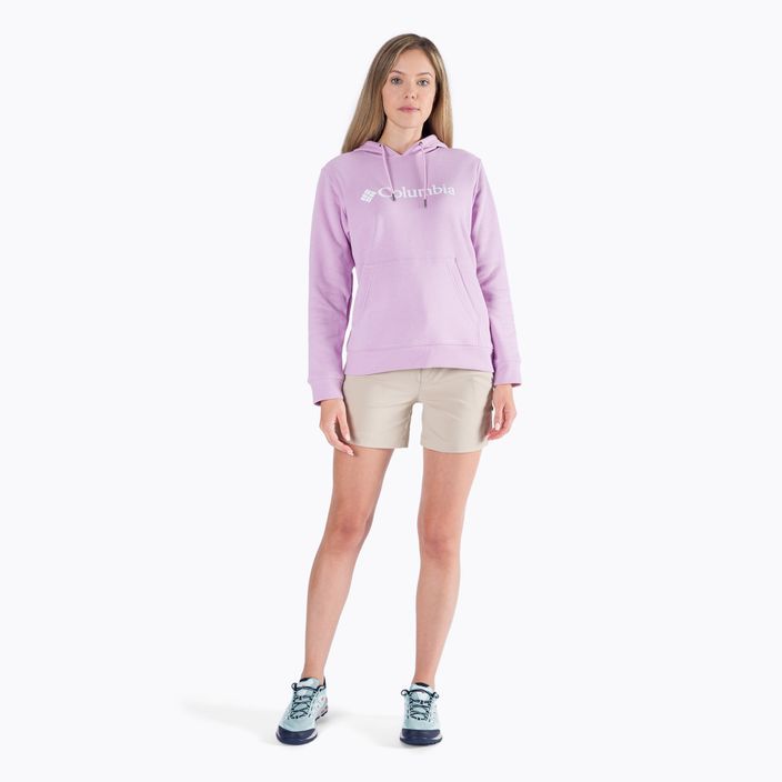 Moteriški džemperiai Columbia su logotipu violetinės spalvos 1895751 7