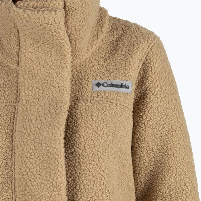 Moteriški paltai Columbia Panorama Long fleece coat brown 1862582 9