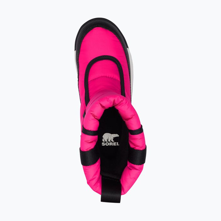 Paauglių sniego batai Sorel Outh Whitney II Puffy Mid cactus pink/black 11
