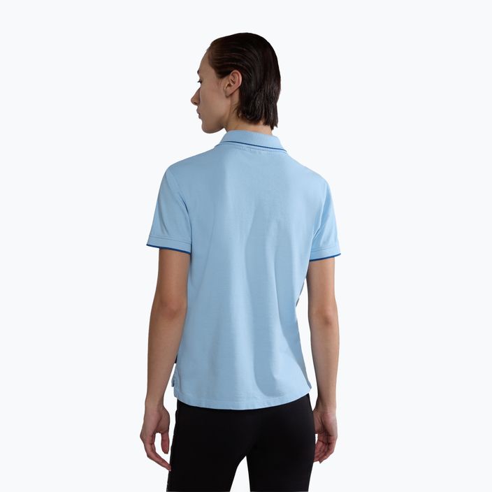 Moteriški polo marškinėliai Napapijri E-Nina blue clear 3
