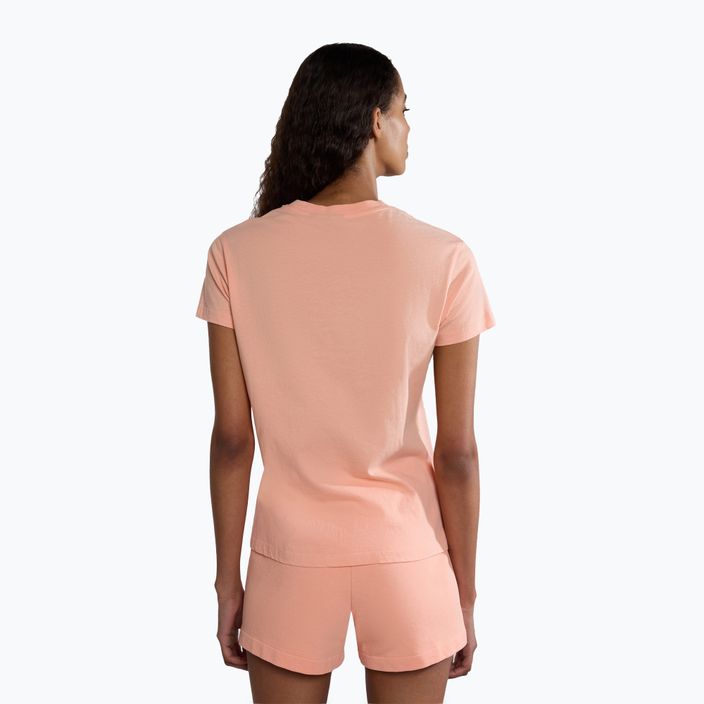 Moteriški marškinėliai Napapijri S-Iaato pink salmon 3