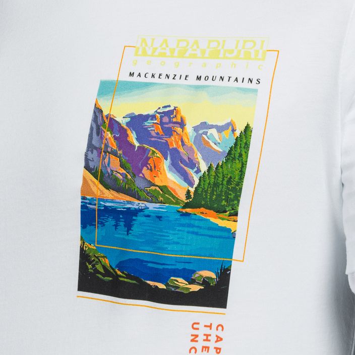Vyriški marškinėliai Napapijri S-Canada brightwhite 7