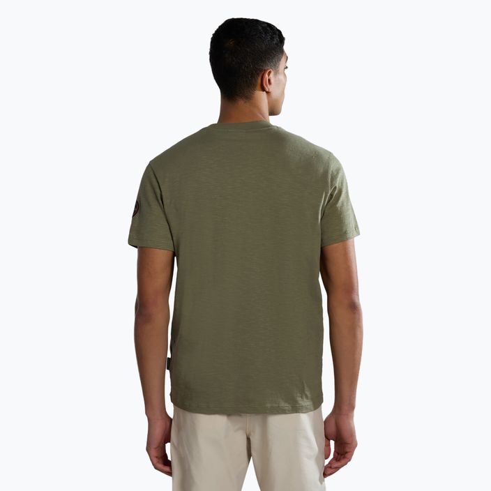 Vyriški marškinėliai Napapijri S-Tepees green lichen 3
