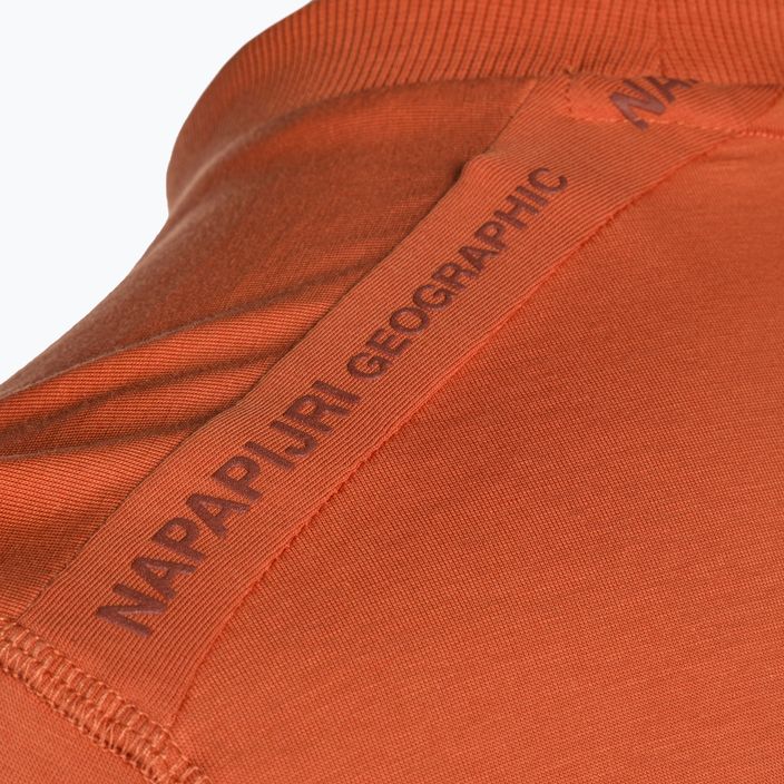 Vyriški marškinėliai Napapijri S-Smallwood orange burnt 4
