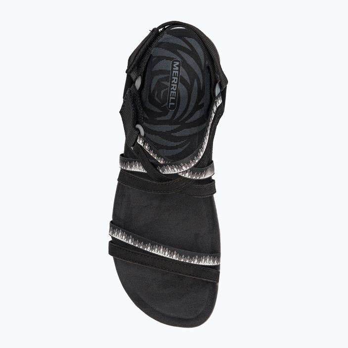 Merrell Terran 3 Cush Lattice moteriški žygio sandalai juodi J002712 6