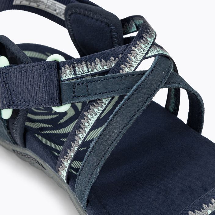 Merrell Terran 3 Cush Lattice moteriški žygio sandalai tamsiai mėlyni J002718 8