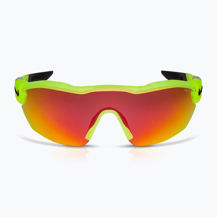 Vyriški akiniai nuo saulės "Nike Show X3 Elite L", matiniai, volto ir kelių raudonos spalvos veidrodiniai akiniai nuo saulės 2