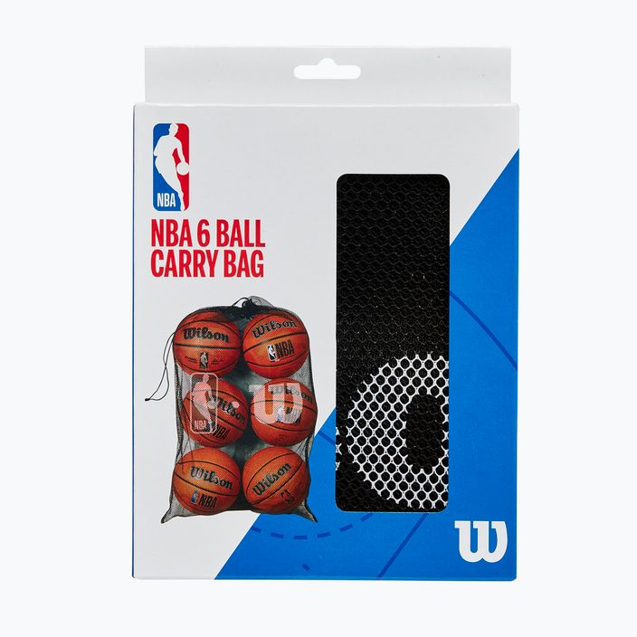 Krepšinio kamuolių krepšys Wilson NBA Authentic 6 Ball 3