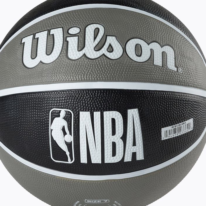 Wilson NBA Team Tribute Brooklyn Nets krepšinio kamuolys WTB1300XBBRO 7 dydis 3