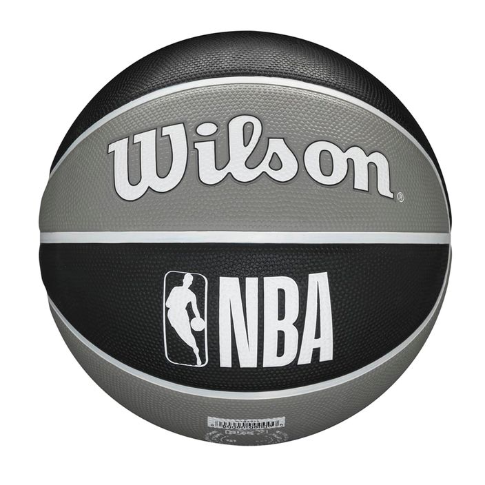 Wilson NBA Team Tribute Brooklyn Nets krepšinio kamuolys WTB1300XBBRO 7 dydis 4