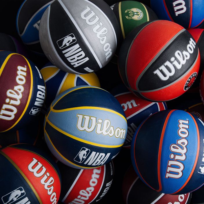 Wilson NBA Team Tribute Indiana Pacers krepšinio kamuolys WTB1300XBIND 7 dydis 4