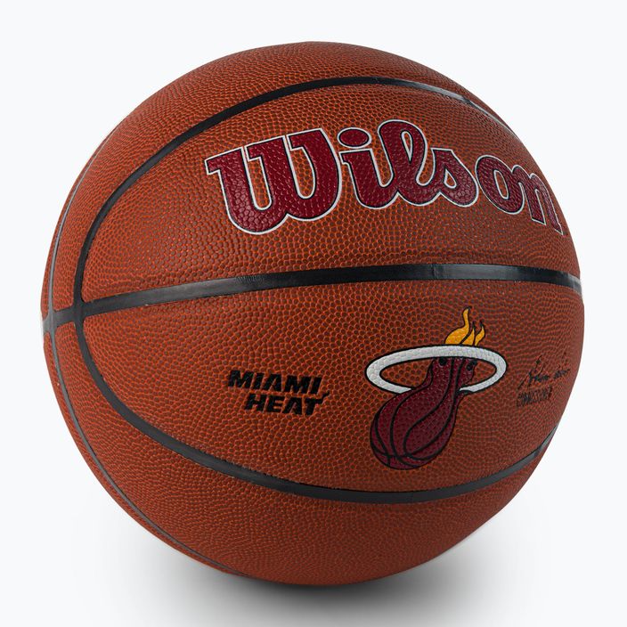 Wilson NBA Team Alliance Miami Heat krepšinio kamuolys WTB3100XBMIA dydis 7 2