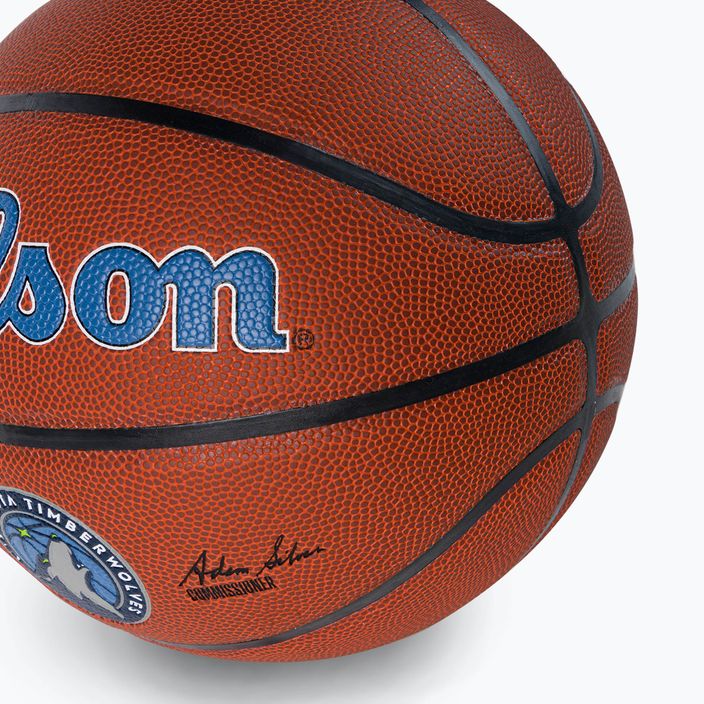 Wilson NBA Team Alliance Minnesota Timberwolves krepšinio kamuolys WTB3100XBMIN dydis 7 3