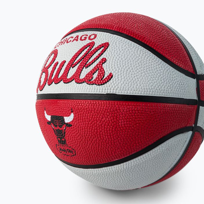 Wilson NBA Team Retro Mini Chicago Bulls krepšinio kamuolys WTB3200XBCHI dydis 3 3