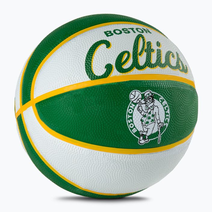 Wilson NBA Team Retro Mini Boston Celtics krepšinio kamuolys WTB3200XBBOS 3 dydis 2