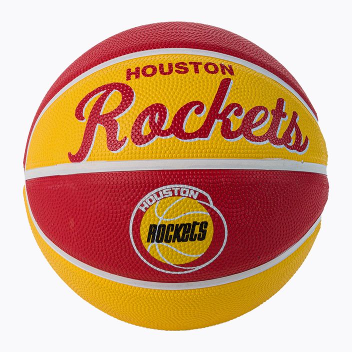 Wilson NBA Team Retro Mini Houston Rockets krepšinio kamuolys WTB3200XBHOU dydis 3