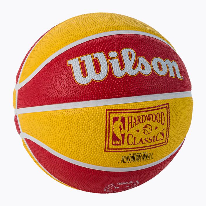 Wilson NBA Team Retro Mini Houston Rockets krepšinio kamuolys WTB3200XBHOU dydis 3 2