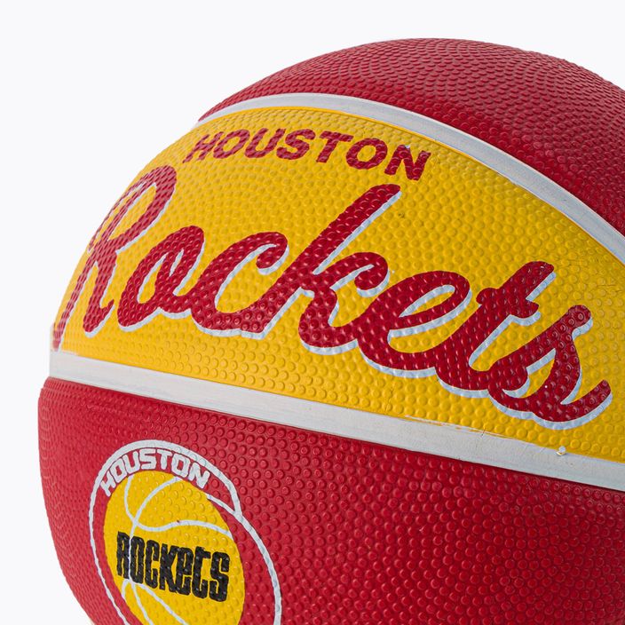 Wilson NBA Team Retro Mini Houston Rockets krepšinio kamuolys WTB3200XBHOU dydis 3 3