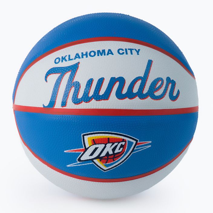 Wilson NBA Team Retro Mini Oklahoma City Thunder krepšinio kamuolys WTB3200XBOKC dydis 3