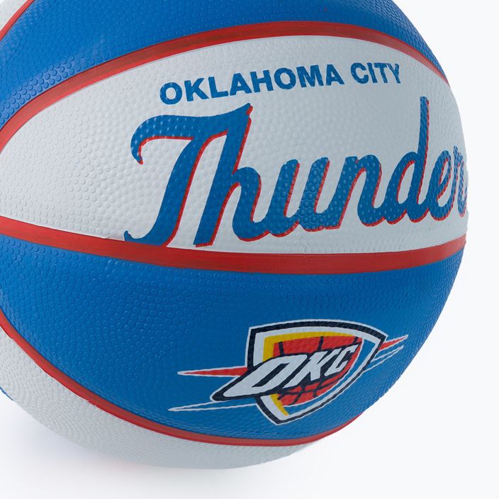 Wilson NBA Team Retro Mini Oklahoma City Thunder krepšinio kamuolys WTB3200XBOKC dydis 3 3