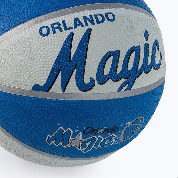 Wilson NBA Team Retro Mini Orlando Magic krepšinio kamuolys WTB3200XBORL 3 dydis 3