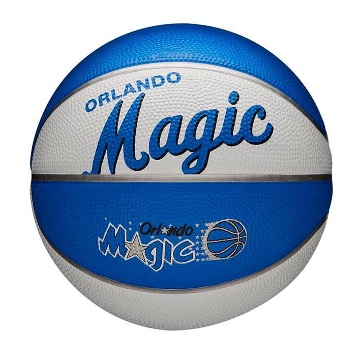 Wilson NBA Team Retro Mini Orlando Magic krepšinio kamuolys WTB3200XBORL 3 dydis 4