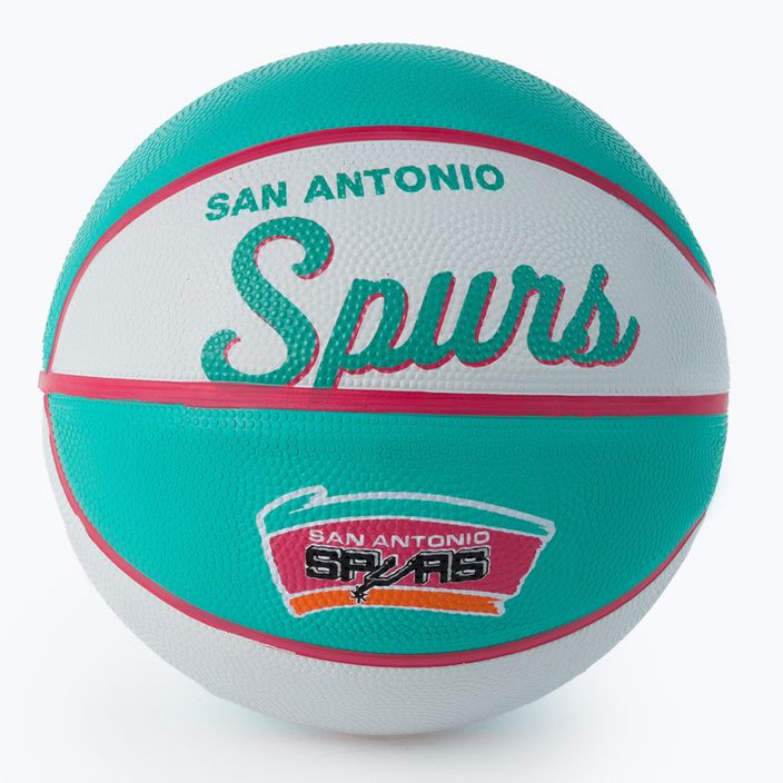 Wilson NBA Team Retro Mini San Antonio Spurs krepšinio WTB3200XBSAN dydis 3
