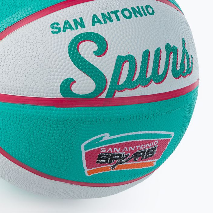 Wilson NBA Team Retro Mini San Antonio Spurs krepšinio WTB3200XBSAN dydis 3 3