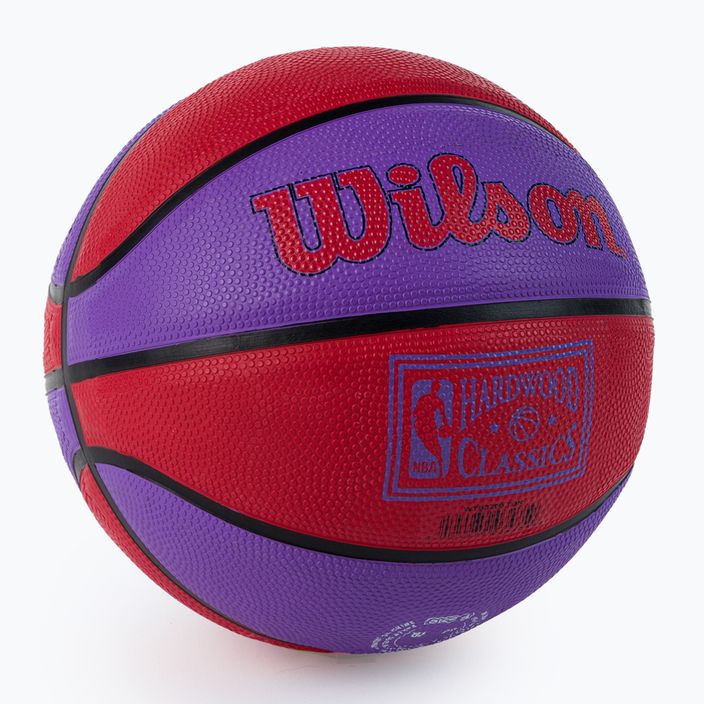 Wilson NBA Team Retro Mini Toronto Raptors krepšinio WTB3200XBTOR dydis 3 2