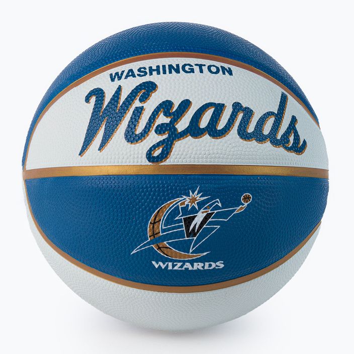 Wilson NBA Team Retro Mini Washington Wizards krepšinio kamuolys WTB3200XBWAS dydis 3 2
