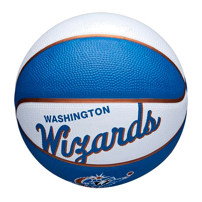 Wilson NBA Team Retro Mini Washington Wizards krepšinio kamuolys WTB3200XBWAS dydis 3 4