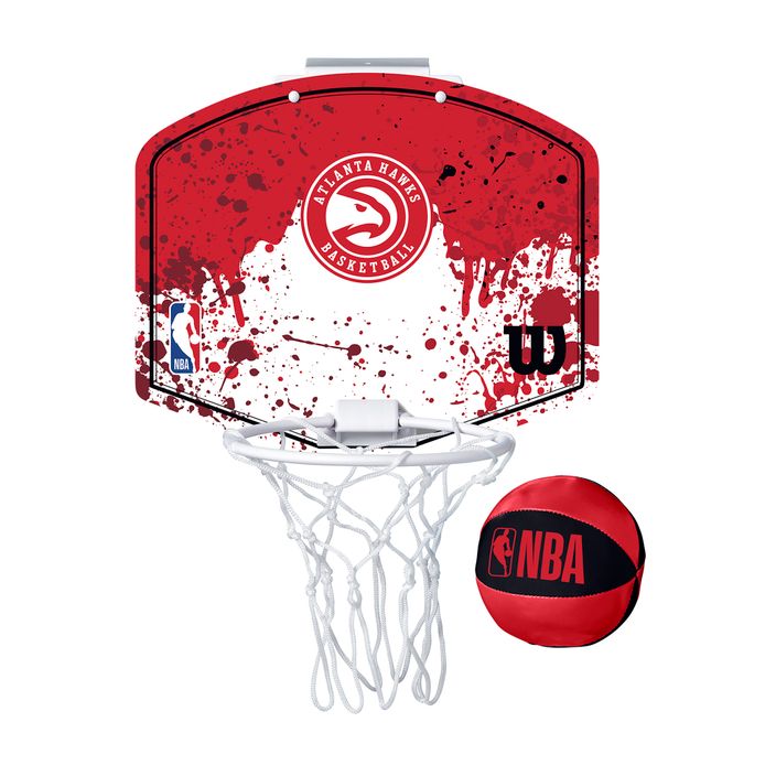 Mini krepšinio rinkinys Wilson NBA Team Mini Hoop Atlanta Hawks 2