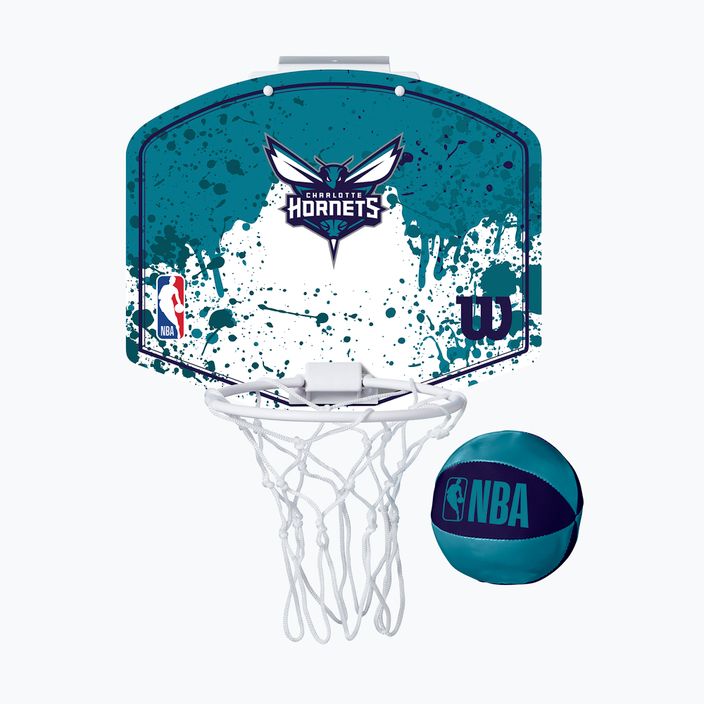 Mini krepšinio rinkinys Wilson NBA Team Mini Hoop Charlotte Hornets